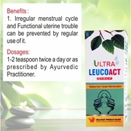 Irregular menstrual cycle and Functional uterine trouble can be prevented by regular use of it.