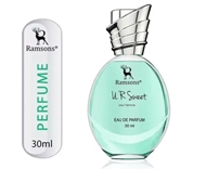 Picture of Ramsons  U R SWEET Eau De Parfum  30 ML Perfume For Women  TN  Peach, Plum, Orange Blossom, Green Leafy  MN  Honey, Jasmine, Rose, Lily of the Valley  BN  Amber, Woody, Musk, Vanilla