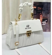 Picture of Graceful Stylish Slingbags Luxury High Quality PU Leather Women Shoulder Bag (White)