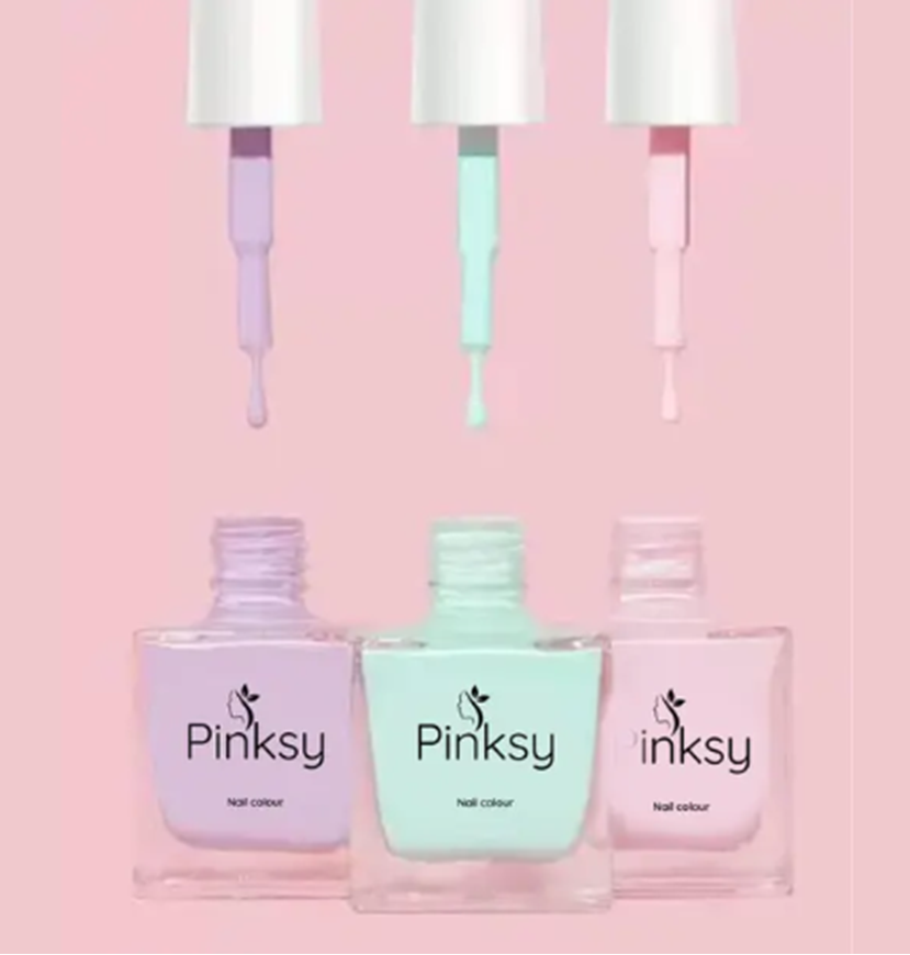 Pinksy Unique Color Rich Nail Paint HD Shine Dazzling Glow Long Stable High Definition Nail Polish Combo Set of 12