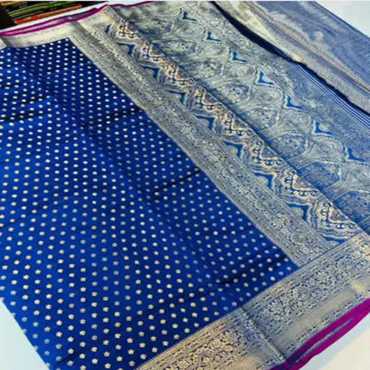 Kanchipuram Pure silk handloom saree with Pure Jari