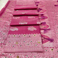 Banarasi Silk Saree Stone Work