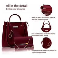 Stylish Women Handbags Set Extra Spacious(Pack of 2)