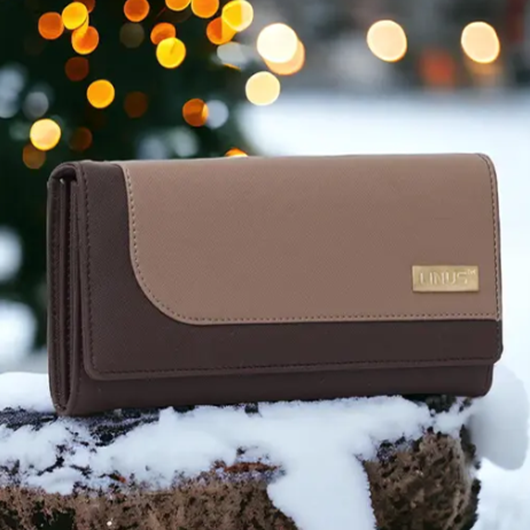 Hand Wallet for Women Stylish Clutch Foux Leather Purse with Card Slots Phone Pocket for College and Office