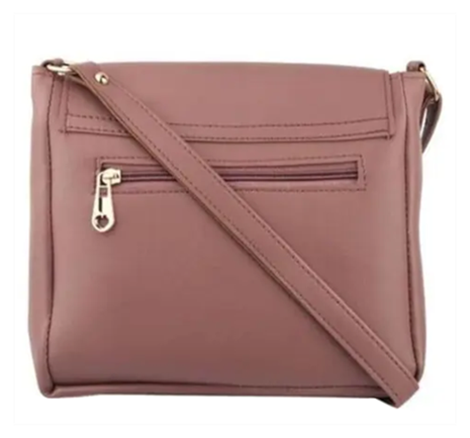 Casual Trendy Shoulder Crossbody Side Sling Adjustable strap Classic Dailyuse Sling bag For Women Size Medium Pink