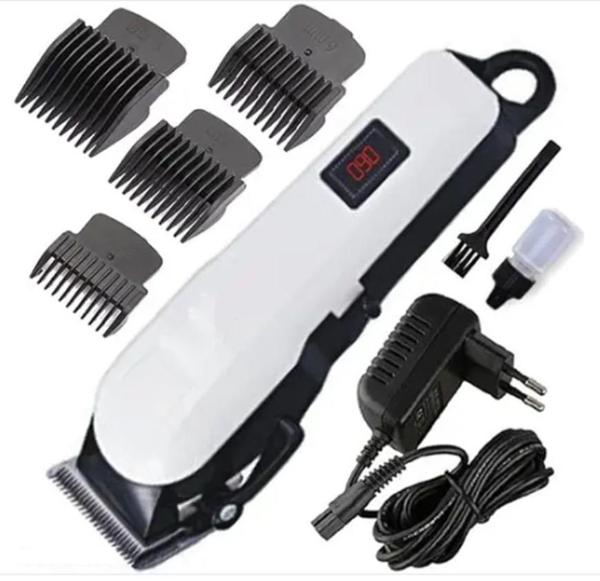 RECHARGEABLE HAIR TRIMMER And CLIPPER WITH AC DC FUNCTION Fully Waterproof Trimmer 120 min