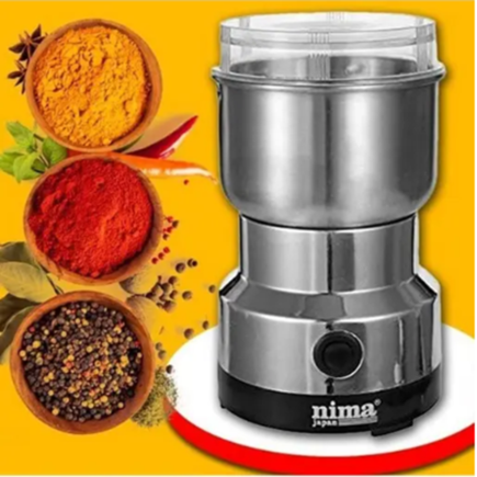 Grinder Machine for Kitchen Mixer Grinder Multi Functional Coffee Herbs Spices Nuts Grain Seasonings Spices Mill Powder Machine Stainless Steel Mixie for Kitchen Small Home Appliance