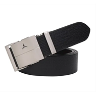 SUNSHOPPING Mens Formal Black Genuine Leather Belt