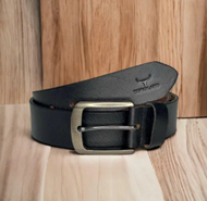 TOROLAND BLACK MEN CASUAL GENUINE LEATHER BELT