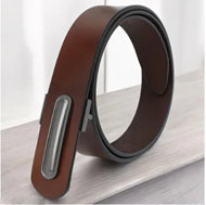 SUNSHOPPING Men Formal Casual Party Evening Genuine Premium Leather Belt