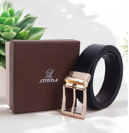 LOOPA Mens Formal Casuals Partys Evening Genuine Premium Leather Belt