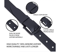 WARCKS Mens Formal Casual Party Evening Genuine Premium Leathers Belts