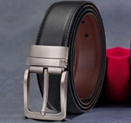 Men PU Reversible Belt And Wallet Combo Pack of 2