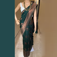 Embellished Litchi Silk Saree