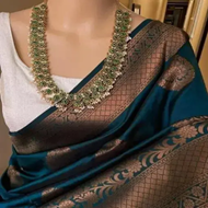 Embellished Litchi Silk Saree