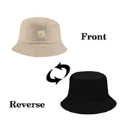 Picture of BEIGE FLOWR REVERSIBLE HAT