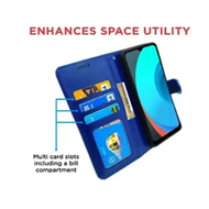 Pps max c11 Flip Cover for Realme C11 Blue Cases with Holder 