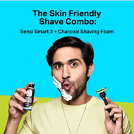 Picture of BOMBAY SHAVING COMPANY Sensi Smart 1 Shaving Razor for Men Handle Cartridge Shaving Foam