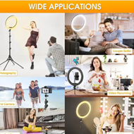 26cm Ring Light Studio Mobile Selfie Light with Stand