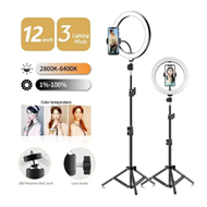 10 Inches Big RGB LED Ring Light for Camera, Phone YouTube Video Shooting and Makeup