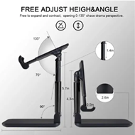 Adjustable Mobile Stand for All Mobiles Sturdy Base