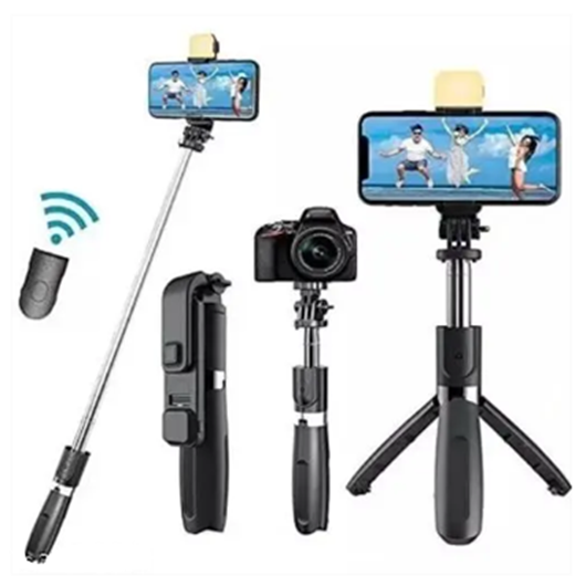 Selfie Stick with Full Light, Selfie Stick Tripod with LED Light