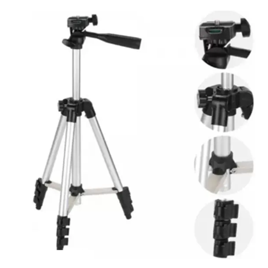 U UZAN 3110 Tripod For DSLR Camera And Mobile ,Mobile Selfie Mount Mobile Holder Tripod Stand