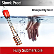  Water Heater Rod Immersion Rod 1500W Shock Proof and Water Proof