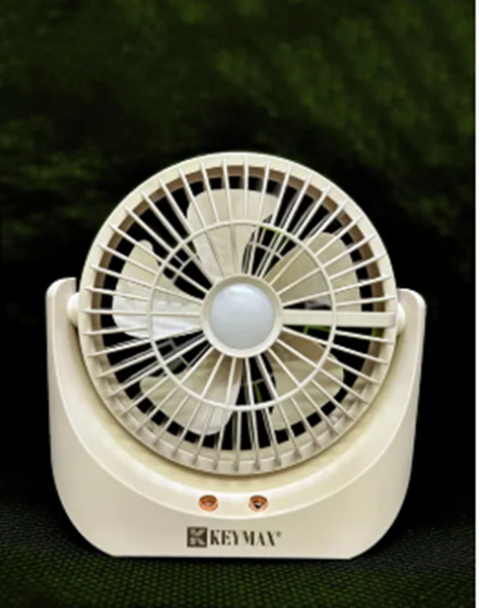 Table fan voltonix Powerful Rechargeable Table Fan with LED Light