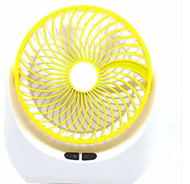 Table Fan High Speed, Powerful Rechargeable 1.5 Watts Table Fan with 21 SMD LED Light