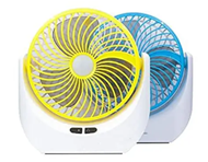 Table Fan High Speed, Powerful Rechargeable 1.5 Watts Table Fan with 21 SMD LED Light