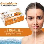 LA Organo Glutathione Papaya Skin Lightening And Brightening Soap