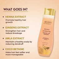 Henna And Ginseng Anti Hair Loss Shampoo For Hair Growth And Hair Fall Control With Henna 