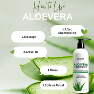 Aloevera Shampoo And Conditioner Thickens and Volumizes Thin Hair Decreases Shampoo 200 ML