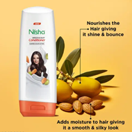 Nisha Hair Conditioner For Women Almond And Olive Actives Flavour 180 ml 