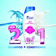 Head And Shoulders Smooth and Silky 2 in 1 Anti Dandruff Shampoo Conditioner