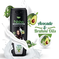  Nisha Healthy And Shiny Storng Beautiful Hair Shampoo, Avocado and Olive Actives 180 ML