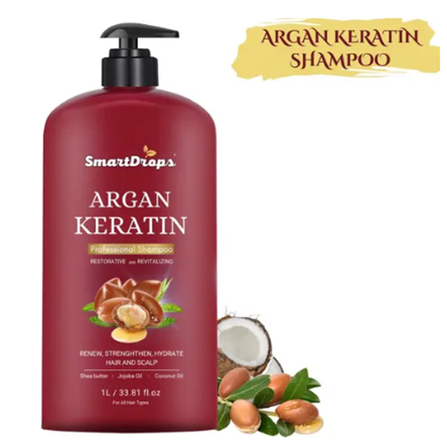 Keratin Smoothenig hair Shampoo For Weak And Damaged Hair Argan oil shampoo Keratin shampoo