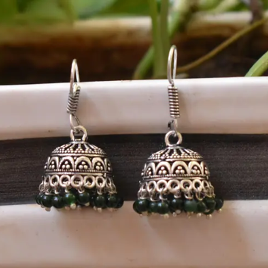 Oxidised beautiful Jhumka earrings for Girls and Women Oxidised Jhumki Earring for gift,wedding, daily wear