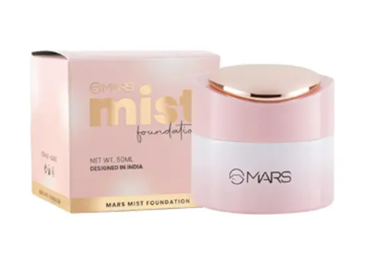 MARS Mist Foundation 50ML, Natural Coverage, For Daily Use, Available In A Variety Of Undertones