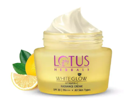 Lotus Herbals WhiteGlow Vitamin C Radiance Cream SPF 20 For Dark Spots 