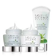 Lotus Herbals Whiteglow Day And Night Pack with Face Wash For Skin Brightening Day Cream Night Cream