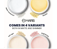 MARS High Definition Ultra Fine Matte Loose Powder Compact (Matte Translucent, 8 g)