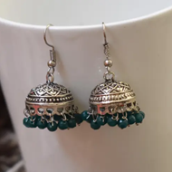 Oxidised beautiful Jhumkas earrings for Girl and Women Oxidised Jhumki 