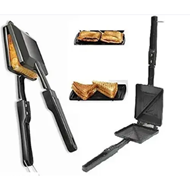  Non Stick Manual Gas Toaster Sandwich Maker for Sandwich with Silicon Spatula Set