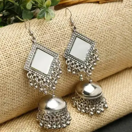 Picture of Oxidiseds Silver Earrings