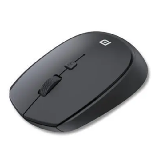 Portronics Toad 23 Wireless Optical Mouse with 2.4GHz, USB Nano Dongle, Optical Orientation, Click Wheel, Adjustable DPI(Black)