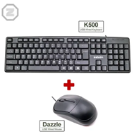 Picture of Zebion K500 Wired keyboard Dazzle Wired Mouse (Combo)