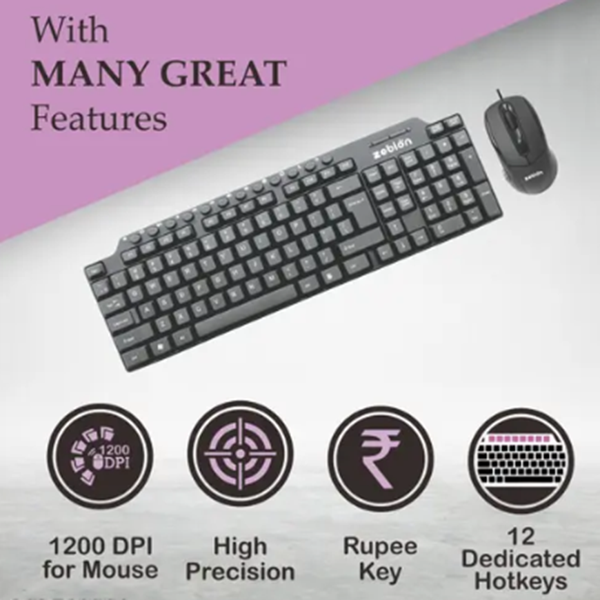 Zebion Viking Keyboard and Mouse combo set